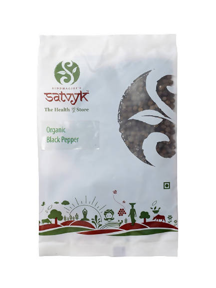 Buy Siddhagiri's Satvyk Organic Black Pepper (Kali Mirch) from DrMediCart, Ship from India to USA