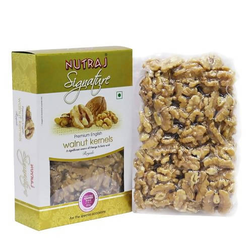 Buy Nutraj Signature Premium English Walnut Kernels from DrMediCart, Ship from India to USA