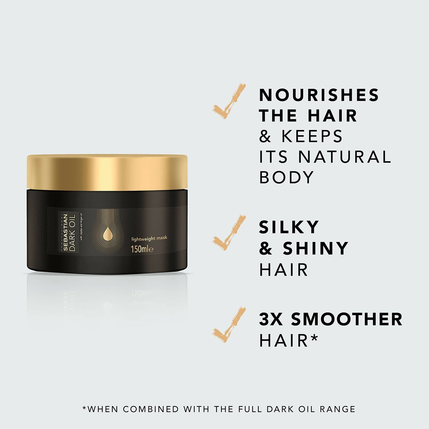 Buy Sebastian Professional Dark Oil Lightweight Hair Mask for Smoothening Hair from DrMediCart, Ship from India to USA
