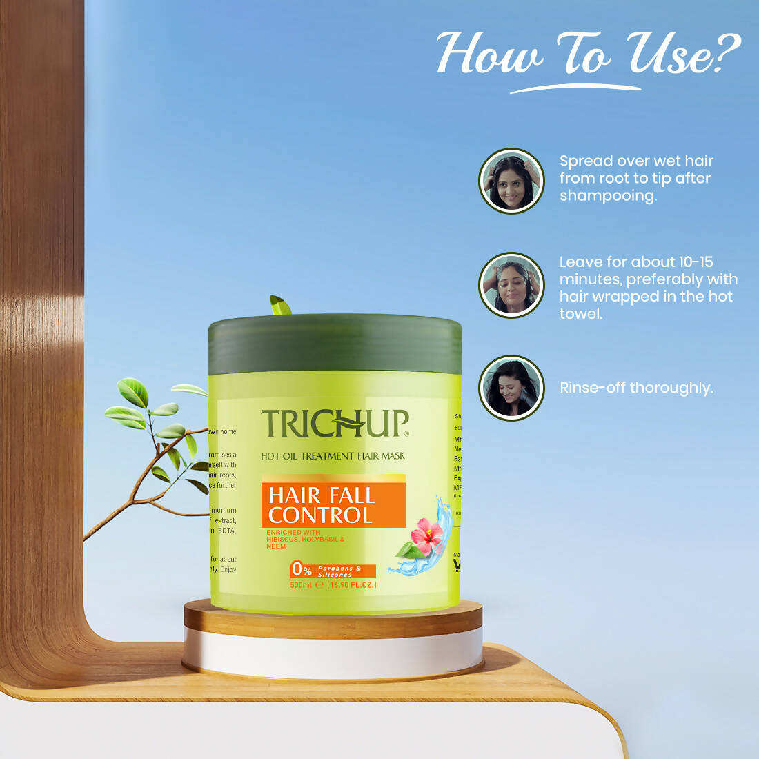 Vasu Healthcare Trichup Hair Fall Control Hot Oil Treatment Hair Mask - Drmedicart