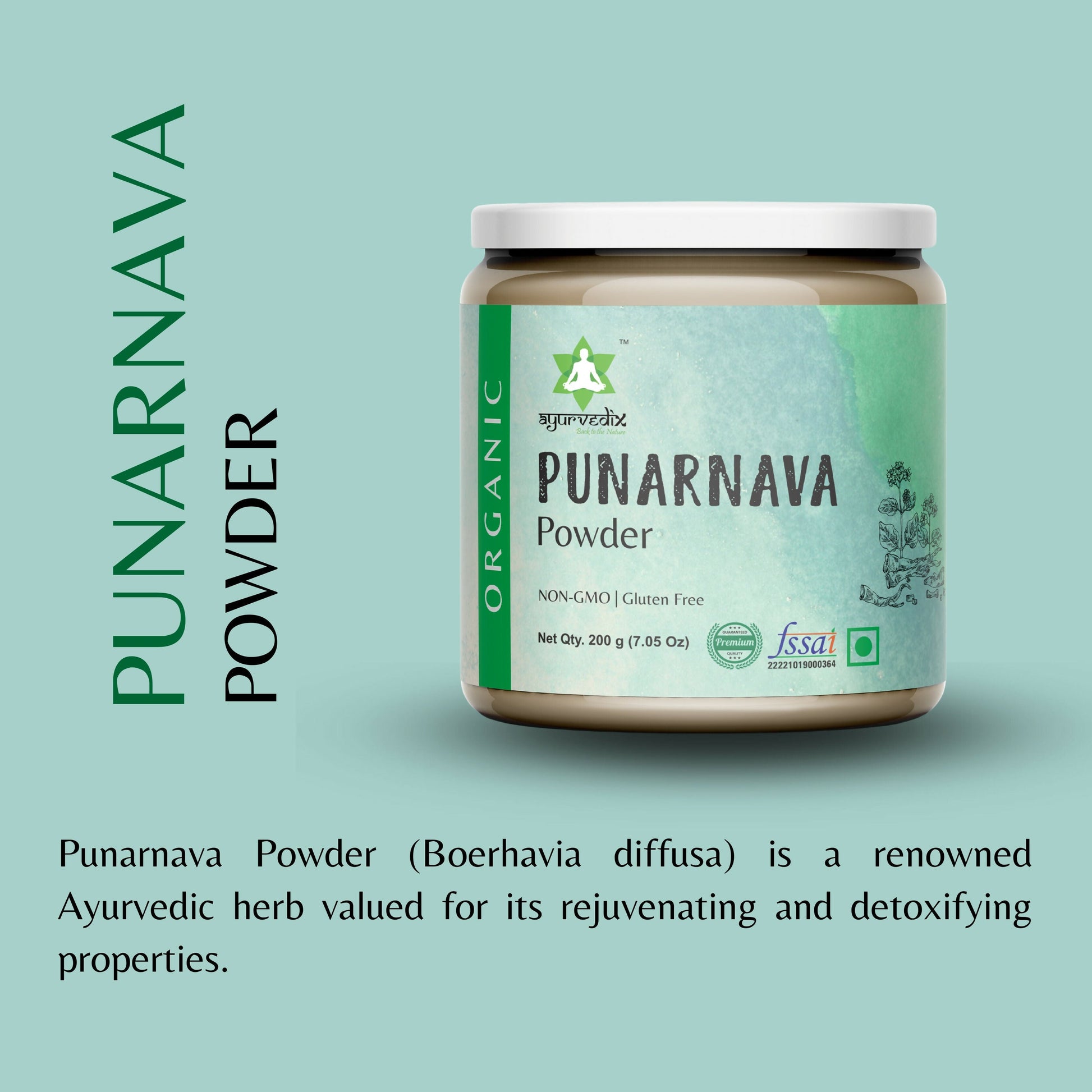 Ayurvedix Organic Punarnava Powder