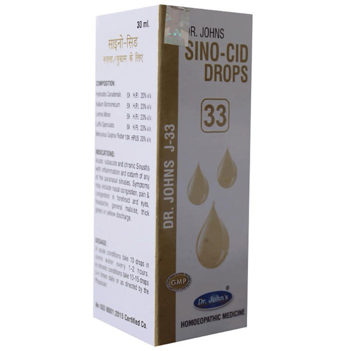 Dr. Johns J-33 Sinus Drops