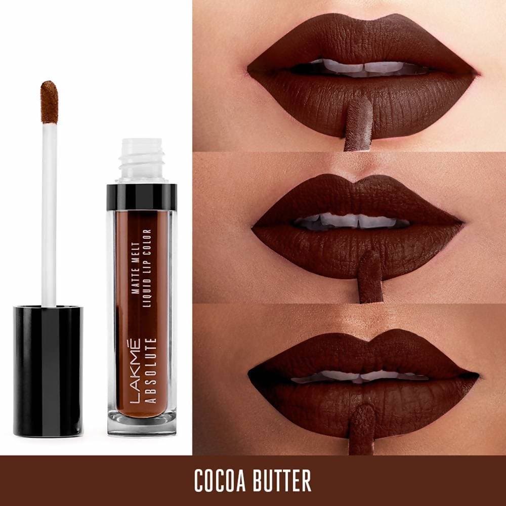 Lakme Absolute Matte Melt Liquid Lip Color - Cocoa Butter