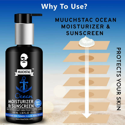 Muuchstac Ocean Moisturizer & Sunscreen For Men - DrMediCart