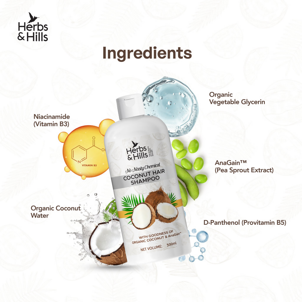 Herbs & Hills Coconut Hair Shampoo