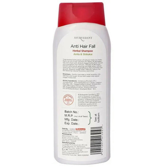 Buy Baidyanath Jhansi Ayurvedant Herbal Anti Hairfall Shampoo from DrMediCart, Ship from India to USA