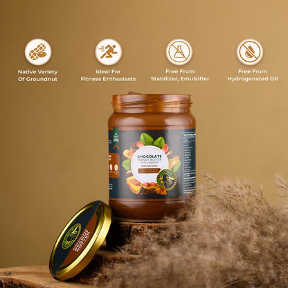 GirOrganic Premium Chocolate Finest Peanut Butter With Jaggery