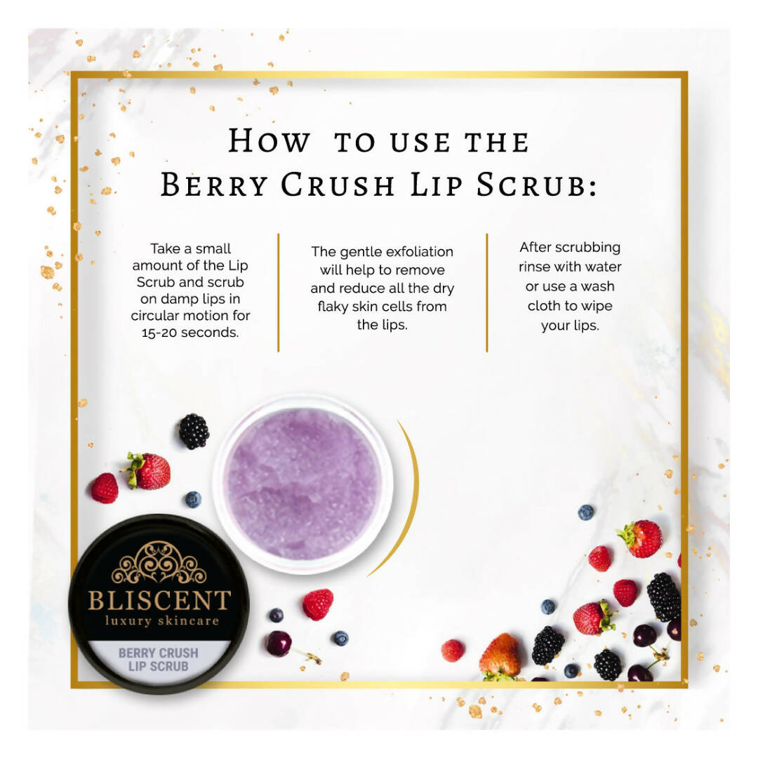Bliscent Berry Crush Lip Scrub