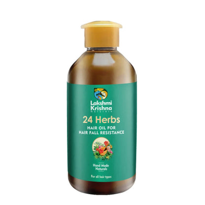 Lakshmi Krishna Naturals 24 Herbs Hair Oil For Hair Fall Resistance - DrMediCart