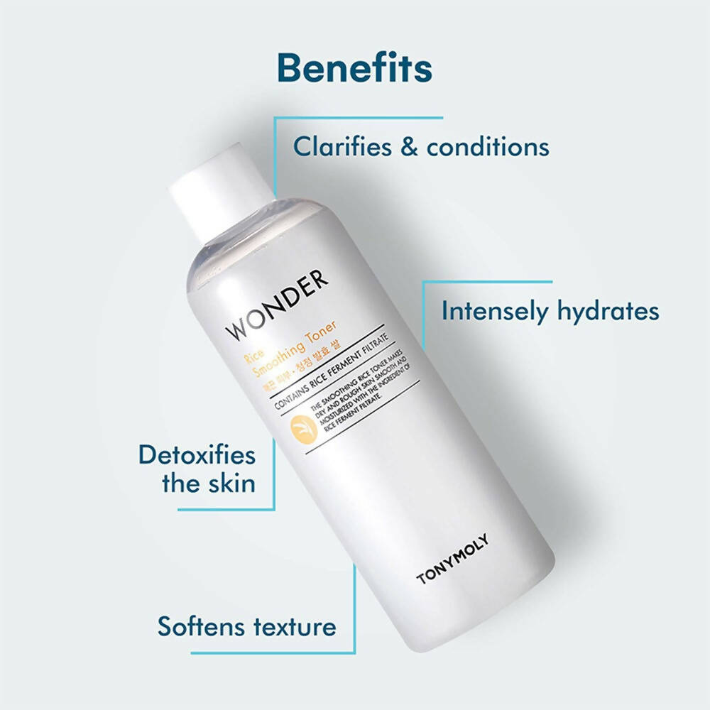 Tonymoly Clarifying Wonder Rice Smoothing Toner - Korean Skincare