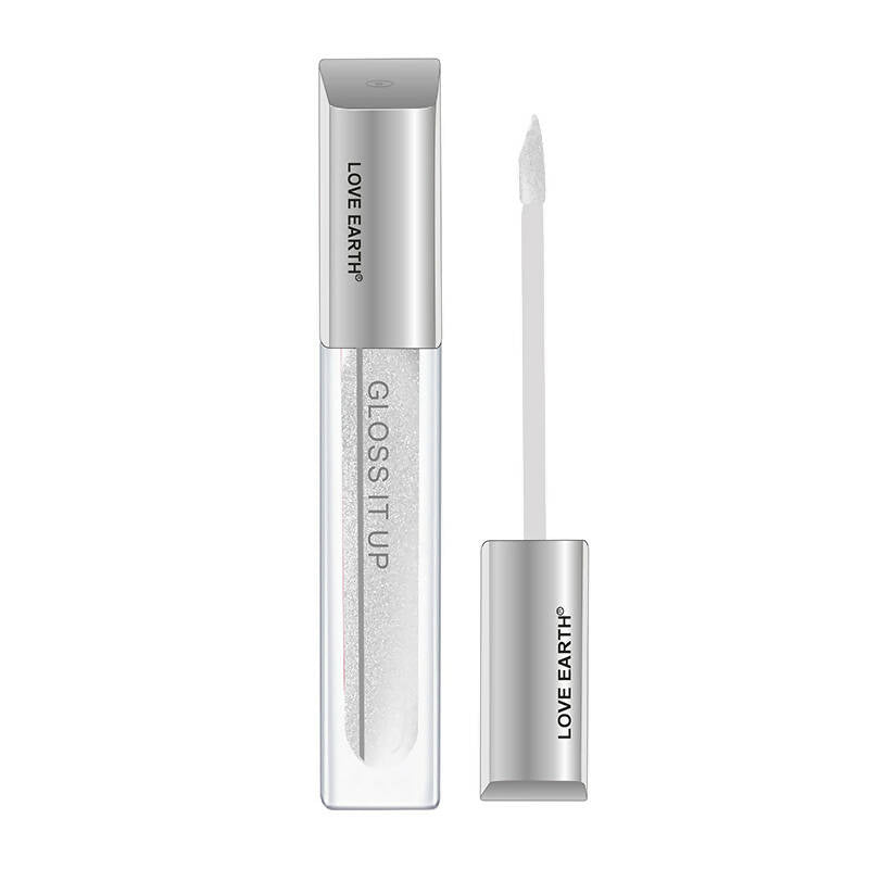 Buy Love Earth Lip Gloss - Love Magnet (Silver Glitter) from DrMediCart, Ship from India to USA