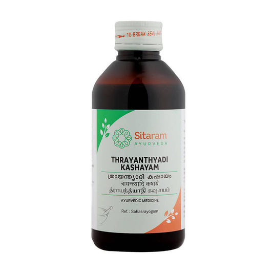 Buy Sitaram Ayurveda Thrayanthyadi Kashayam from DrMediCart, Ship from India to USA