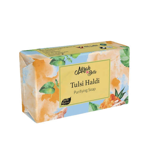 Buy Mirah Belle Tulsi Haldi Purifying Soap from DrMediCart, Ship from India to USA