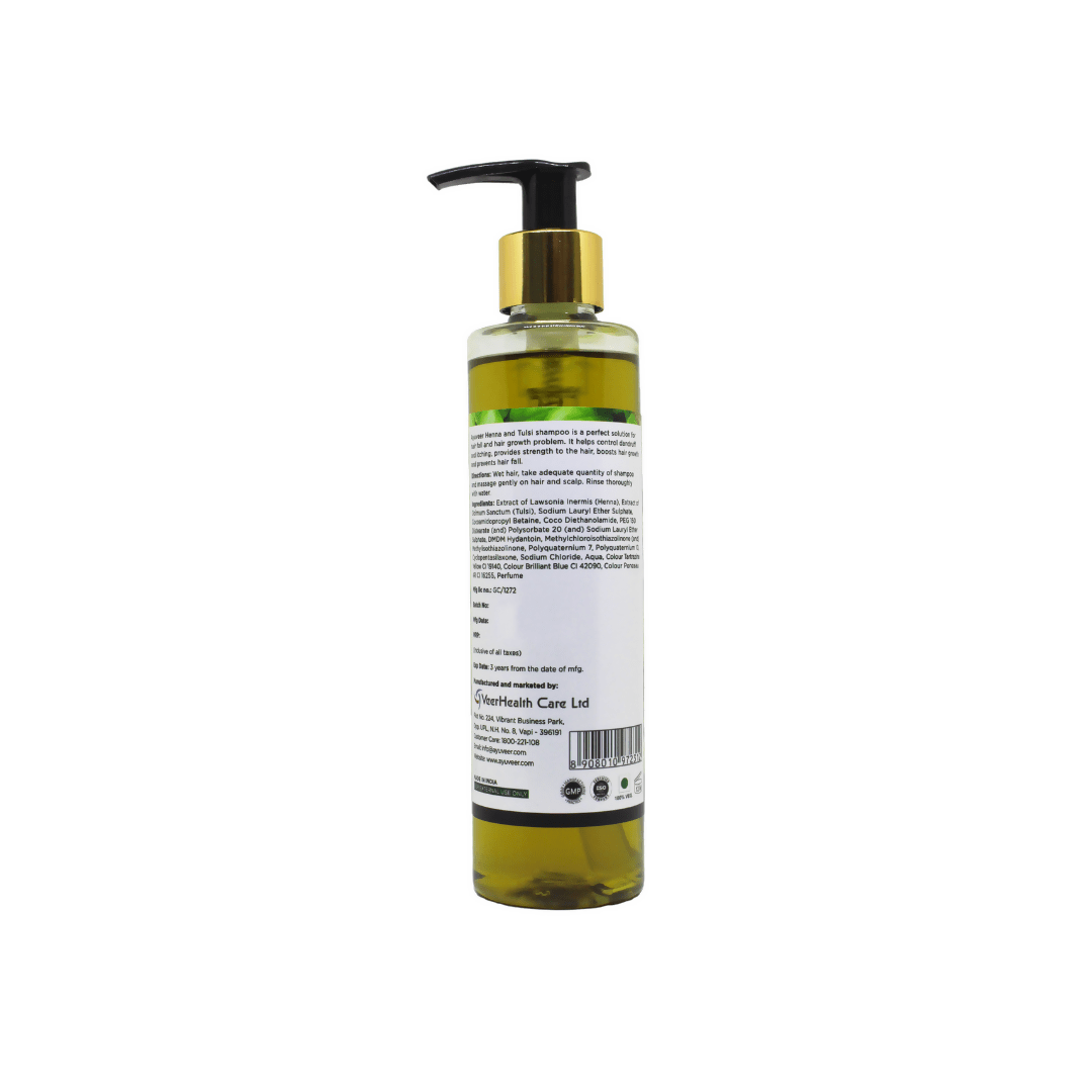 Ayuveer Henna Tulsi Shampoo