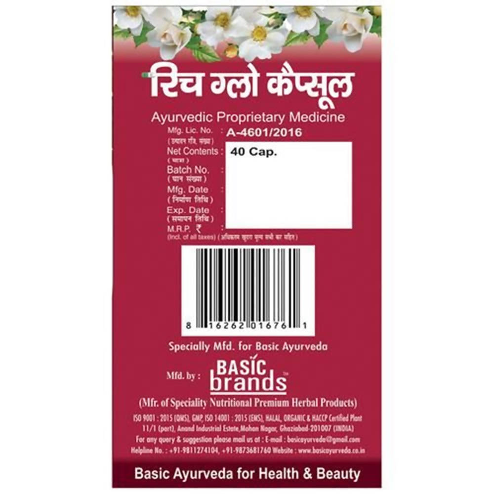Basic Ayurveda Rich Glow Capsules