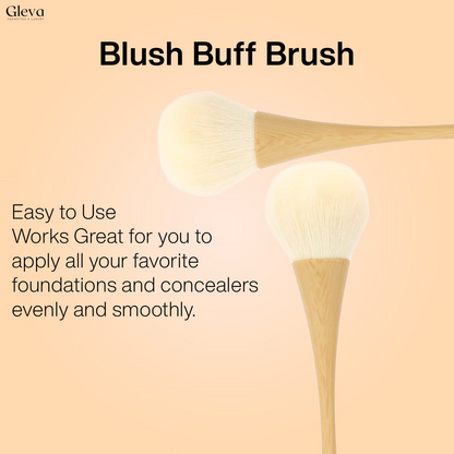 Gleva Ultimate Blend Makeup Brush - Light Wood