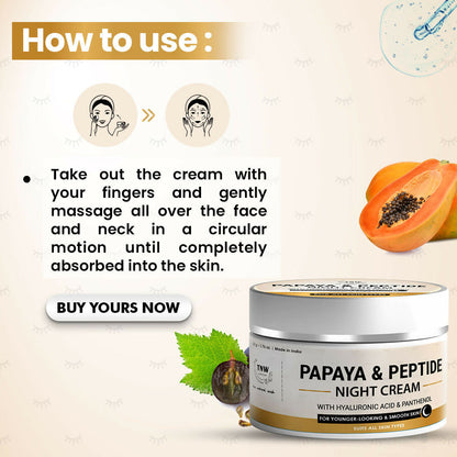 The Natural Wash Papaya & Peptide Night Cream