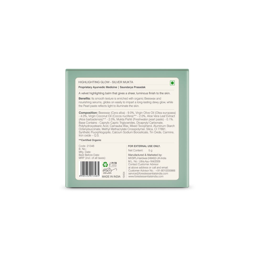 Forest Essentials Highlighting Glow Mukta - Silver - Drmedicart