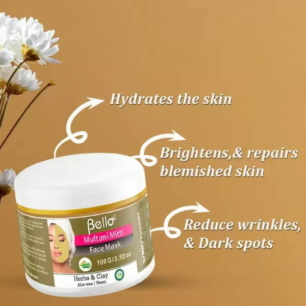 Bello Multani Mitti Face Mask