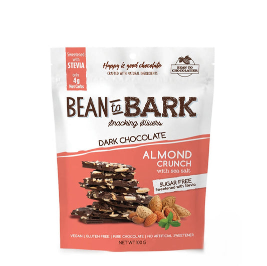Buy Pink Harvest Bean To Bark Dark Chocolate Almond Crunch SF from DrMediCart