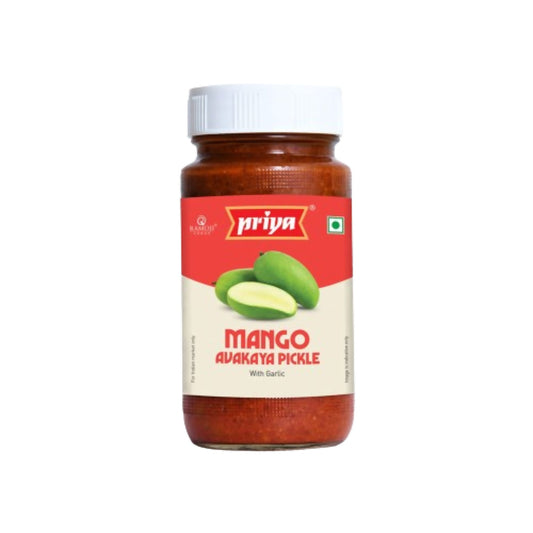 Buy Priya Mango Avakaya Pickle with Garlic from DrMediCart, Ship from India to USA