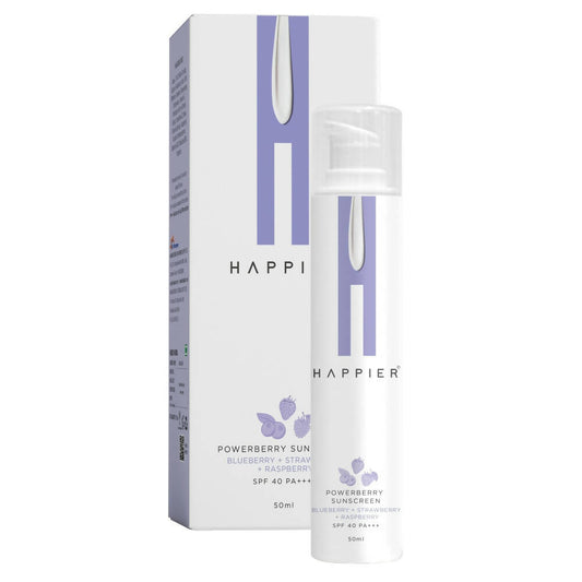 Happier Powerberry Sunscreen SPF 40 PA+++