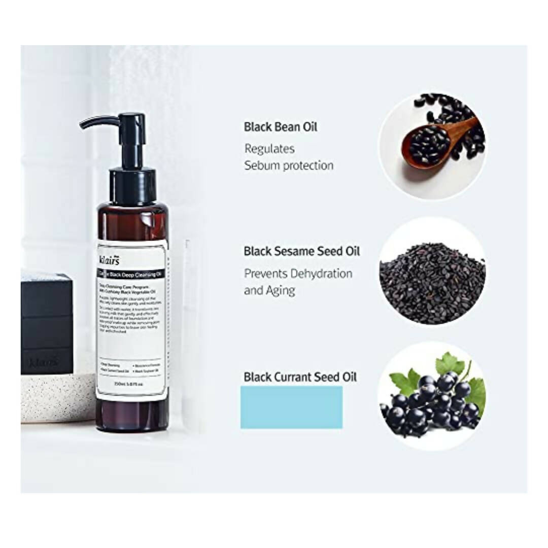 Dear Klairs Gentle Black Deep Cleansing Oil