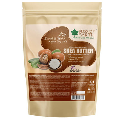 Bliss of Earth 100% Pure Organic Ivory Shea Butter