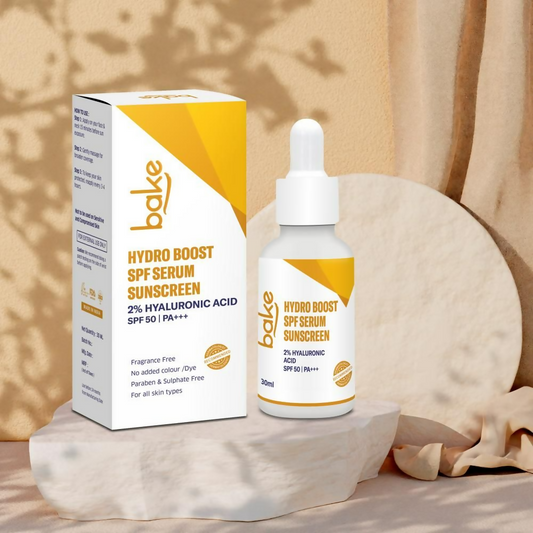 Buy Bake 2% Hyaluronic Acid Hydro Boost Sunscreen Serum Spf 50 Pa+++ from DrMediCart, Ship from India to USA