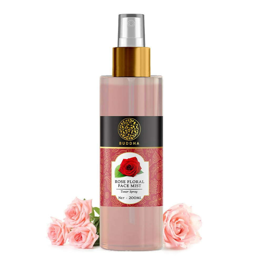 Buddha Natural Rose Facial Mist Toner - For Skin Lightening and Dark Spots Men & Women