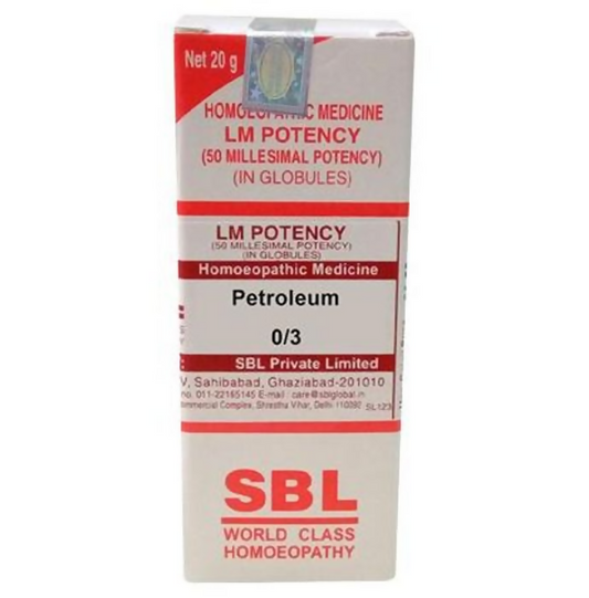 Buy SBL Homeopathy Petroleum Globules from DrMediCart, Ship from India to USA
