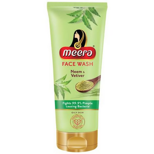 Buy Meera Neem & Vetiver Face Wash For Oily Skin from DrMediCart, Ship from India to USA