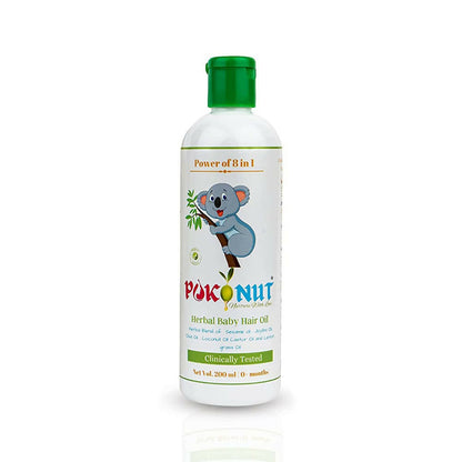 Buy Pokonut Herbal Chemical Free Baby Hair Oil from DrMediCart, Ship from India to USA