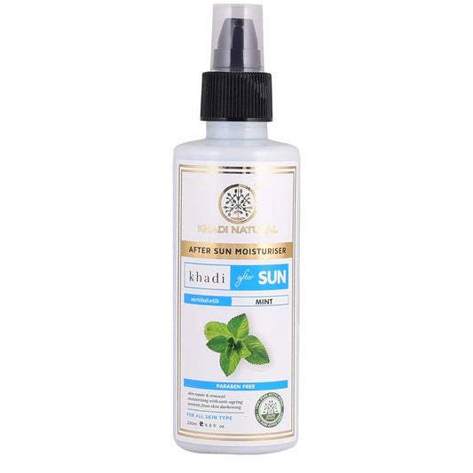 Buy Khadi Natural After Sun Moisturiser With Mint from DrMediCart, Ship from India to USA