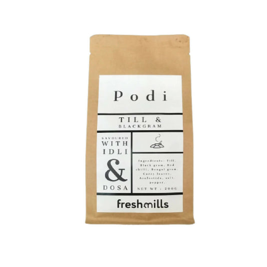 Buy Fresh Mills Till & Black Gram Chutney Powder from DrMediCart, Ship from India to USA