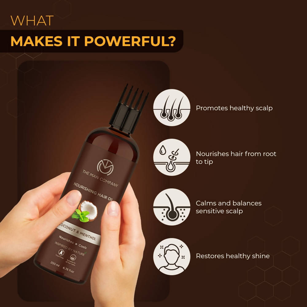 The Man Company Nourishing Hair Oil - Drmedicart