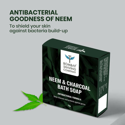 Bombay Shaving Company Charcoal and Neem Bath Soap for Men
