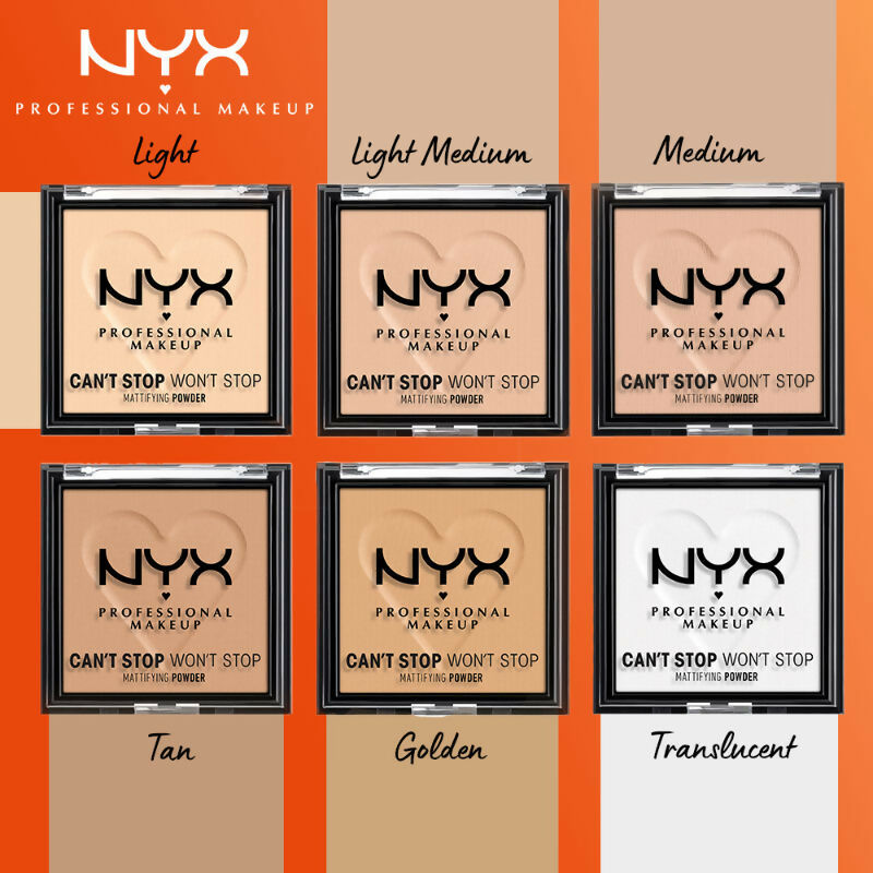 NYX Professional Makeup Can't Stop Won't Stop Mattifying Powder  - Light Medium