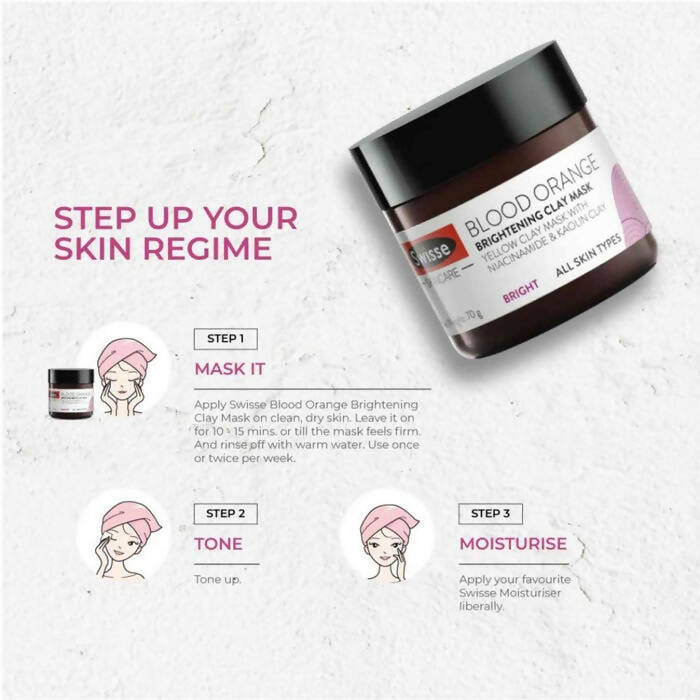 Swisse Blood Orange Brightening Clay Mask With Vitamin C - DrMediCart