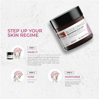 Swisse Blood Orange Brightening Clay Mask With Vitamin C - DrMediCart