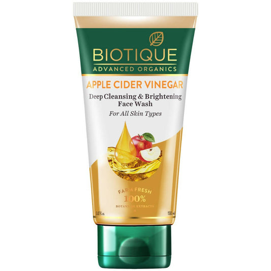 Biotique Apple Cider Vinegar Deep Cleansing & Brightening Face Wash - DrMediCart 