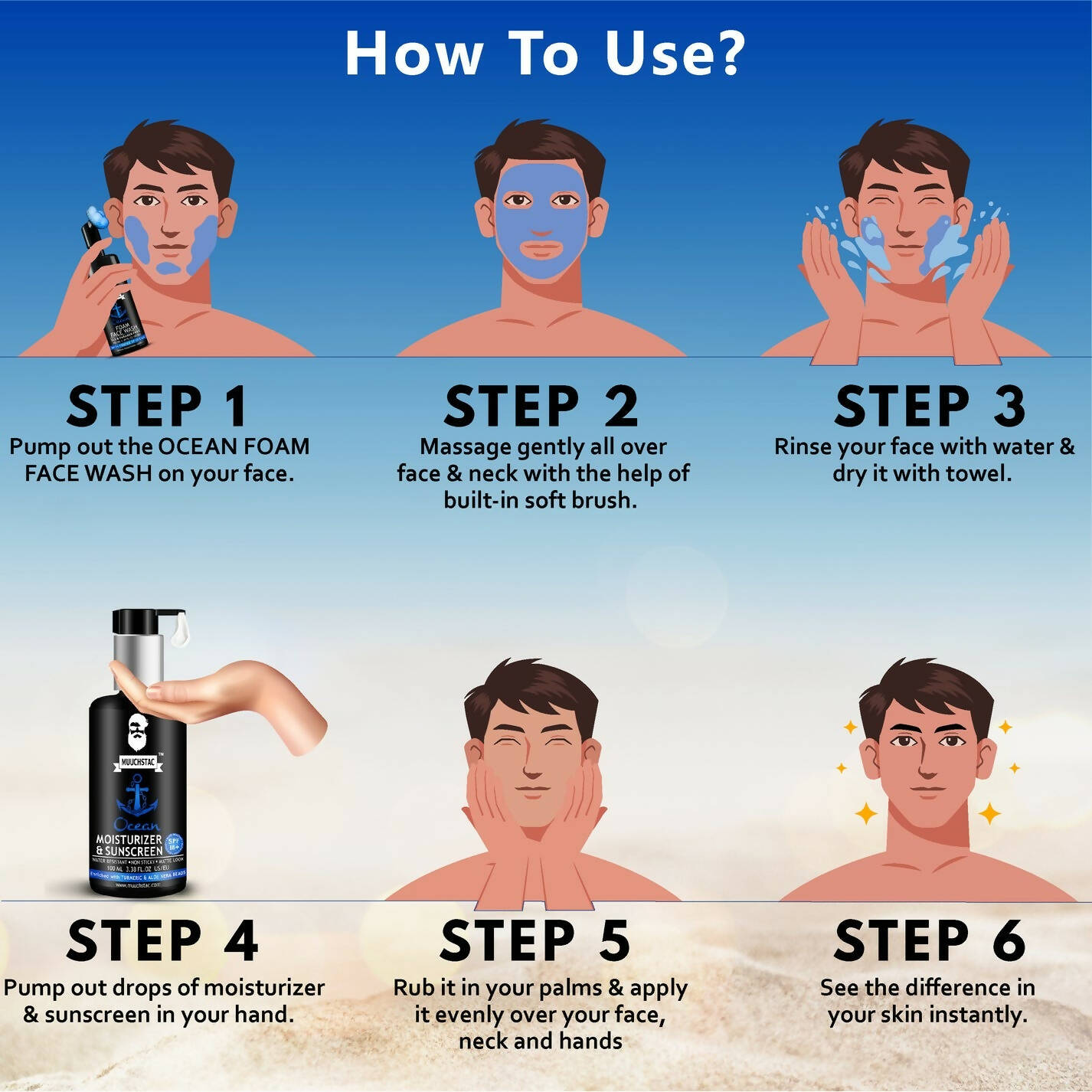 Muuchstac Ocean Moisturizer & Sunscreen For Men - DrMediCart