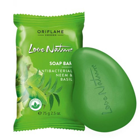 Buy Oriflame Soap Bar - Antibacterial Neem & Basil from DrMediCart, Ship from India to USA
