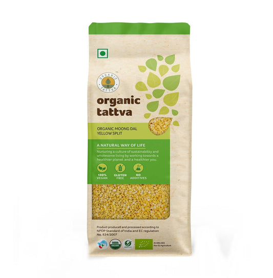 Buy Organic Tattva Moong Dal Yellow Split from DrMediCart, Ship from India to USA
