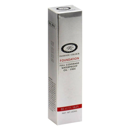 Fashion Colour Oil Free Full Coverage Waterproof Foundation-Shade 01