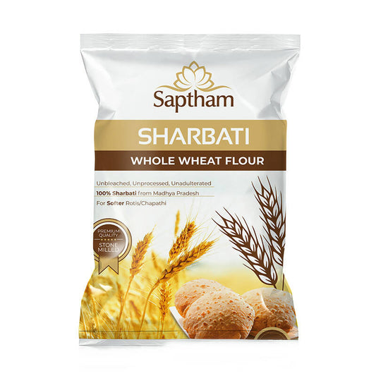 Buy Saptham Sharbati Whole Wheat Flour from DrMediCart, Ship from India to USA