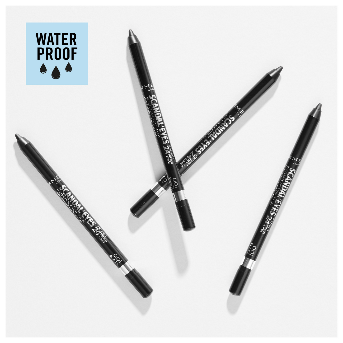 Rimmel London Scandaleyes Waterproof Kohl Kajal Liner - Blue