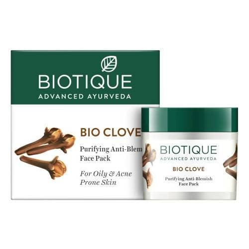 Buy Biotique Bio Clove Purifying Anti Blemish Face Pack from DrMediCart, Ship from India to USA