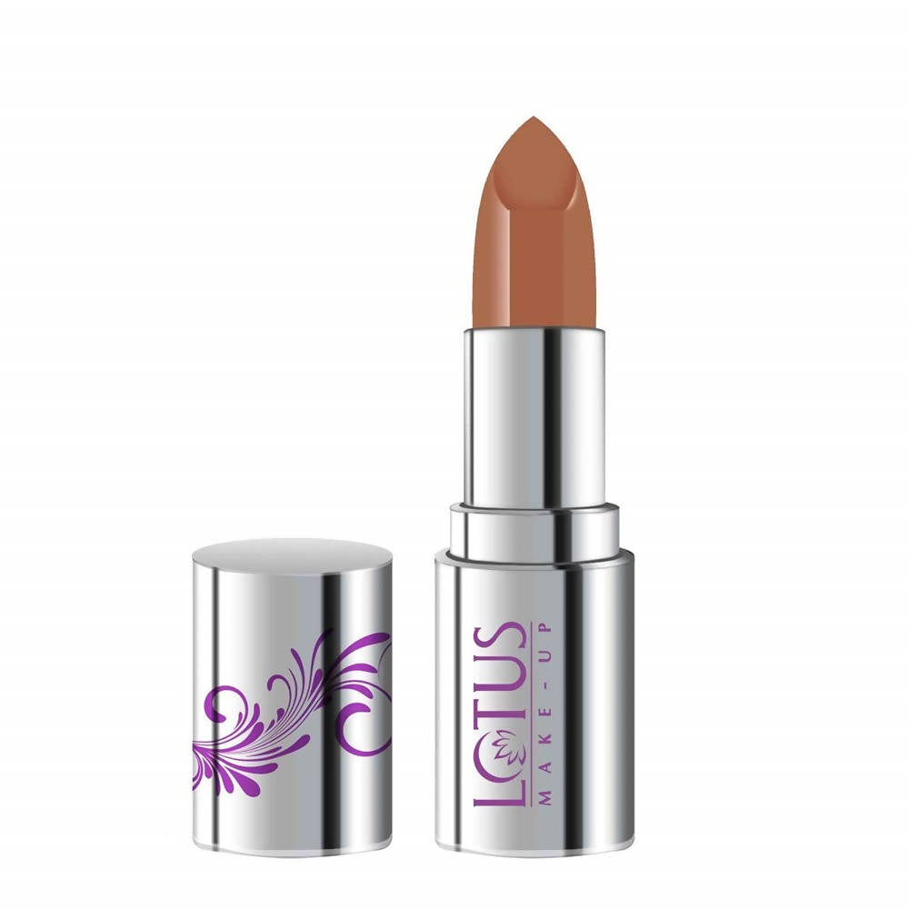 Buy Lotus Makeup Ecostay Butter Matte Lip Color Earthy Amber, Brown (4 Gm) from DrMediCart, Ship from India to USA