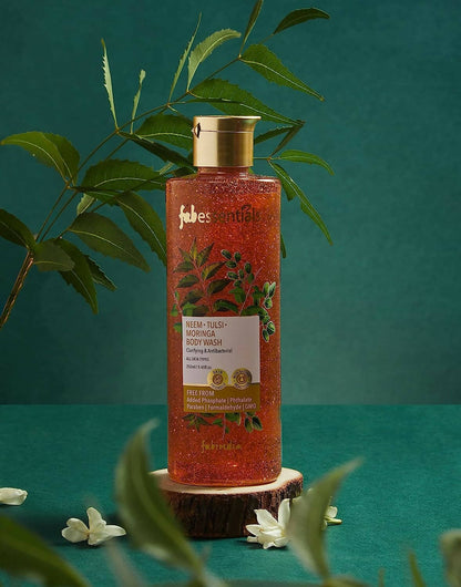 fabessentials neem tulsi moringa body wash 1 buy in usa
